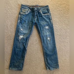Waist 34 Rocker Revival Men’s bootcut Jeans
